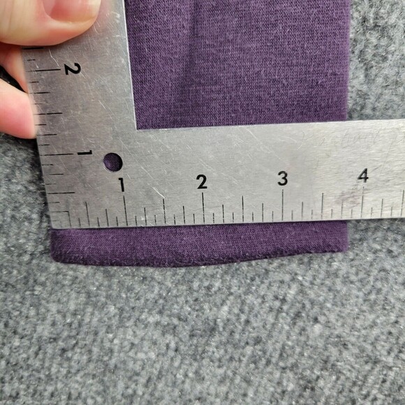 ATHLETA 383402 Purple Cozy Karma Asymmetrical Fleece Sweatshirt Crocus SIZE XS - Picture 11 of 12